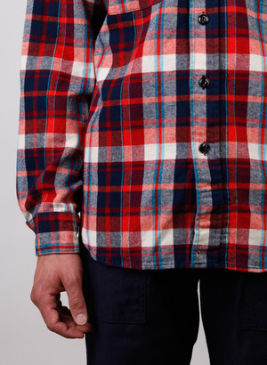 Engineered Garments Plaid Flannel Work Shirt Engineered Garments Plaid Flannel Work Shirt