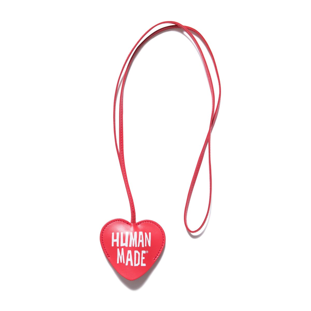 Human Made Keyring Leather Necklace - Red | Garmentory