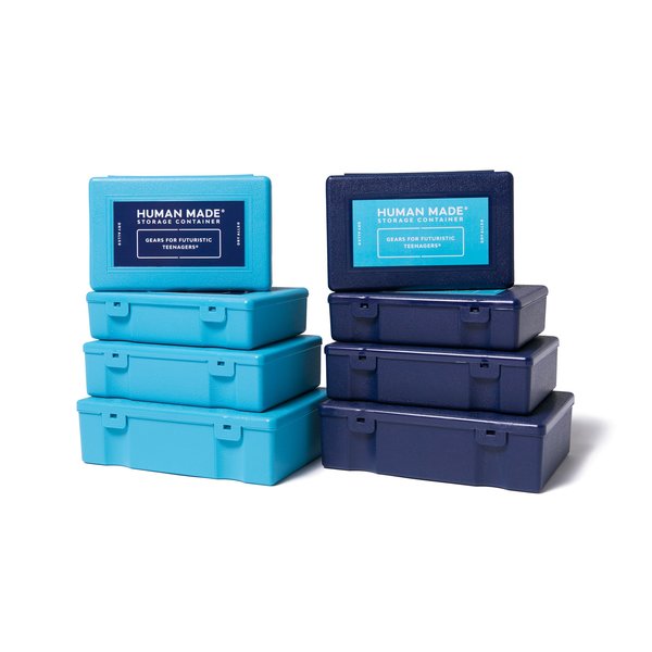 Human Made 4P Set Storage Container - Blue Human Made 4P Set Storage Container - Blue