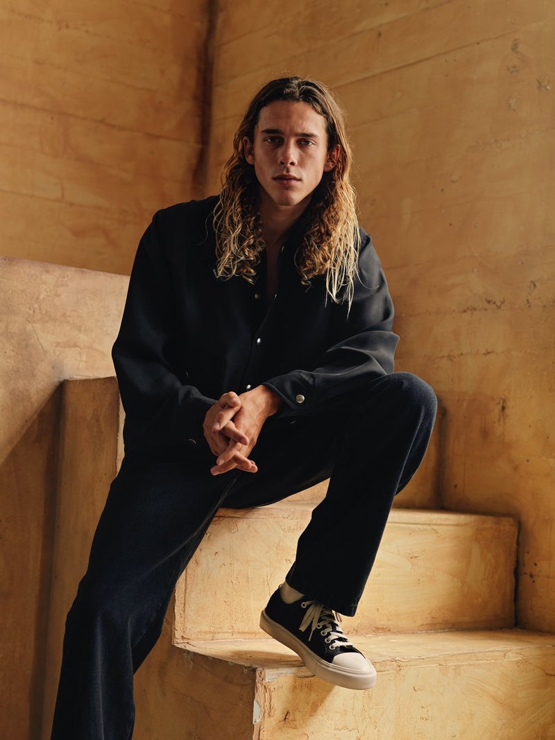 SECOND/LAYER Unlined Snap Jacket - Black | Garmentory