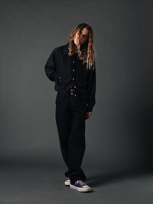 SECOND/LAYER Unlined Snap Jacket - Black | Garmentory