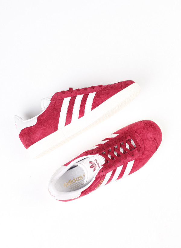 adidas gazelle silver green womens adidas Gazelle ADV Shadow Red / Crytal White / Gold Metallic 11.5