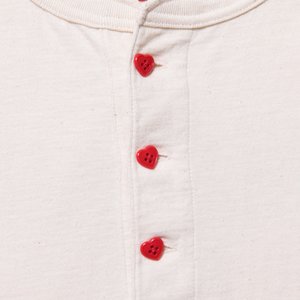 Human Made Henley Neck Long T-Shirt - White | Garmentory