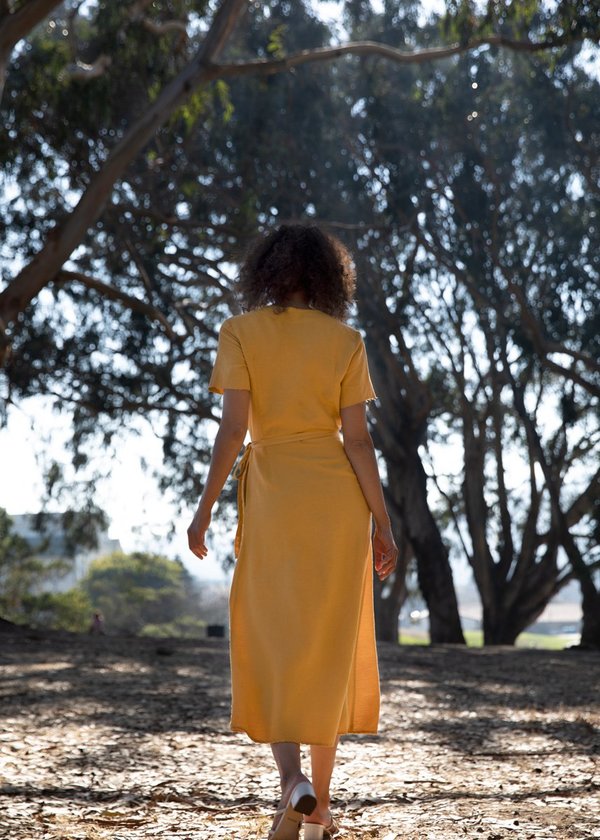 avery wrap dress