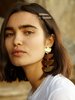 Clemence Earrings Tortoise - Thumbnail 1