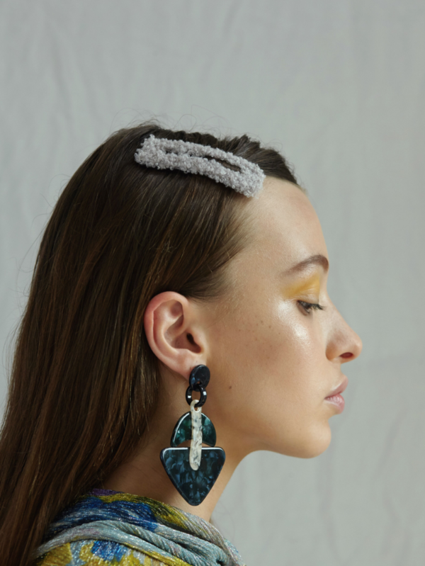 Valet Studio Ebony Earrings - Navy Valet Studio Ebony Earrings - Navy