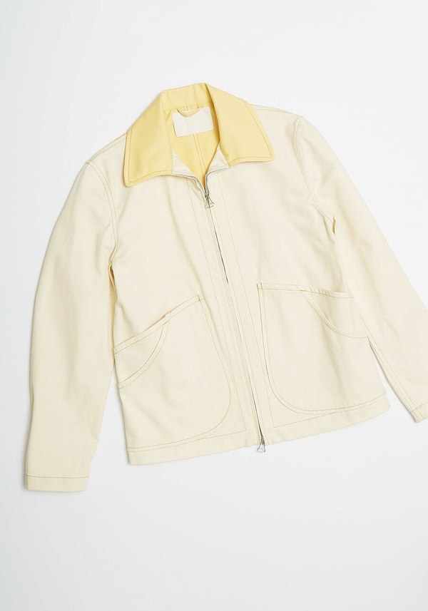 cream chore jacket