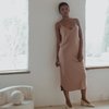 Ozma Bias Slip Dress - Sand - Thumbnail 1
