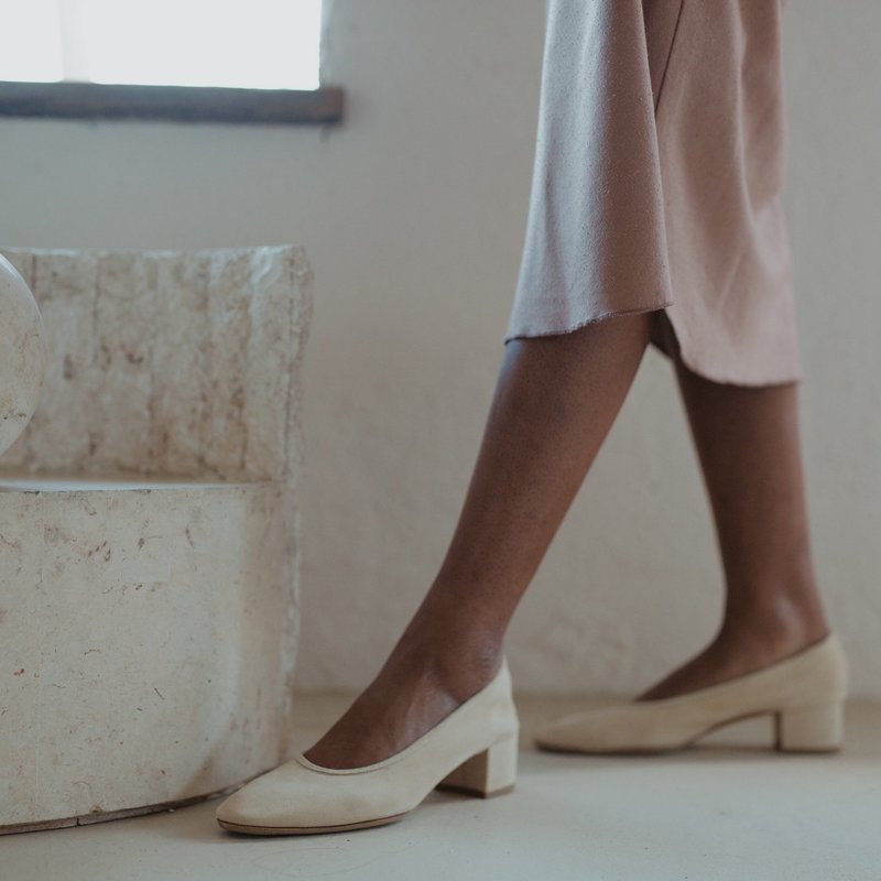 Ozma Bias Slip Dress - Sand