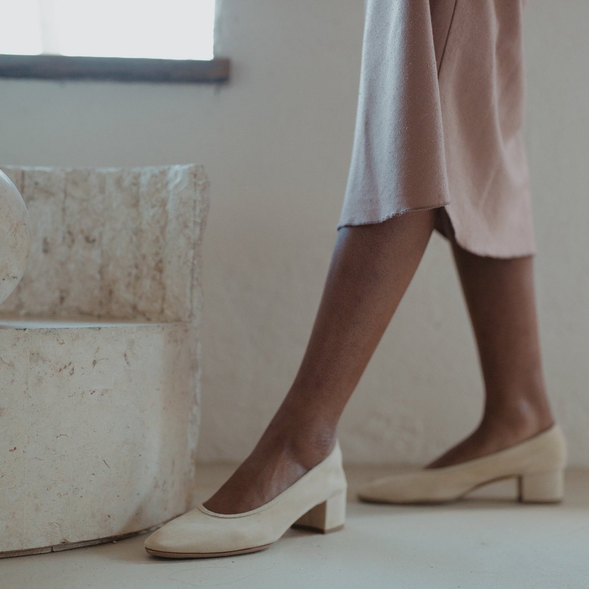 Ozma Bias Slip Dress - Sand - Image 4 of 4