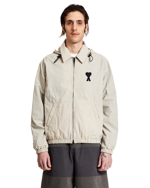 Ami Paris Sport Jacket - White Nylon 