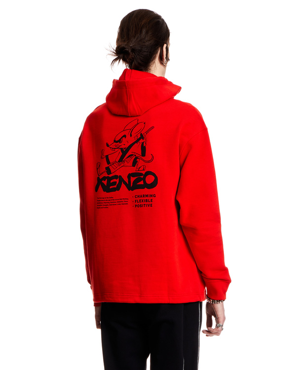 Kenzo Hoodie CNY Red Garmentory