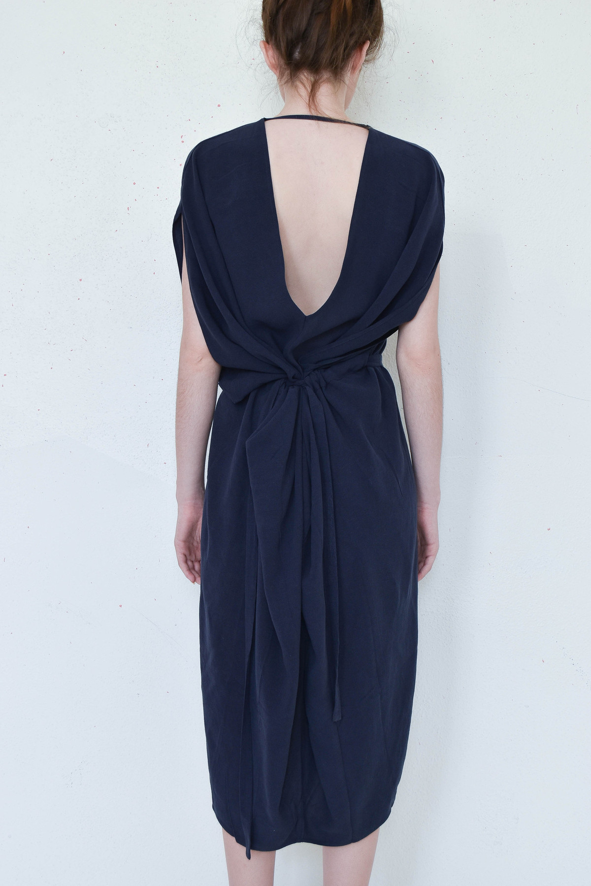 backless kimono dress Marble Swirl Kimono Maxi Dress with Slits – Boho Resort Style S main image 1