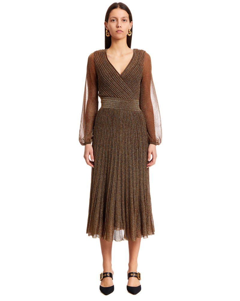 Missoni Multicolor Lurex Dress - Gold | Garmentory