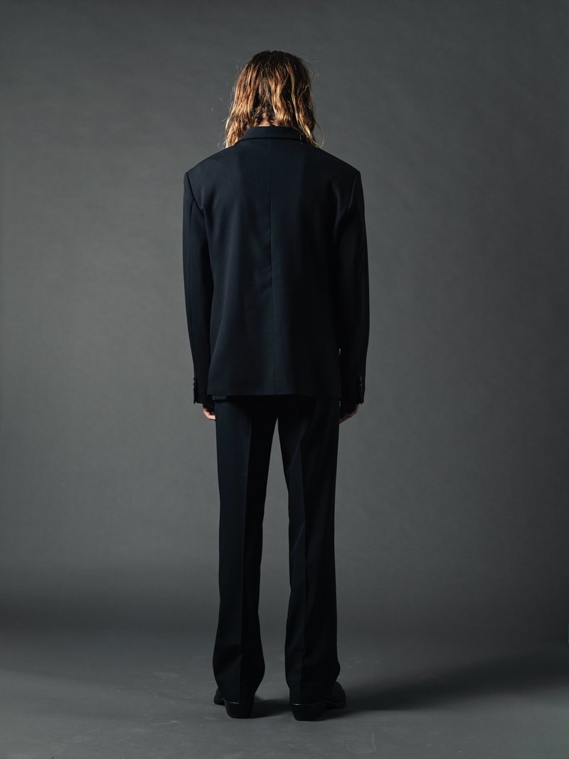 SECOND/LAYER Pico Double Breasted Blazer - Black | Garmentory