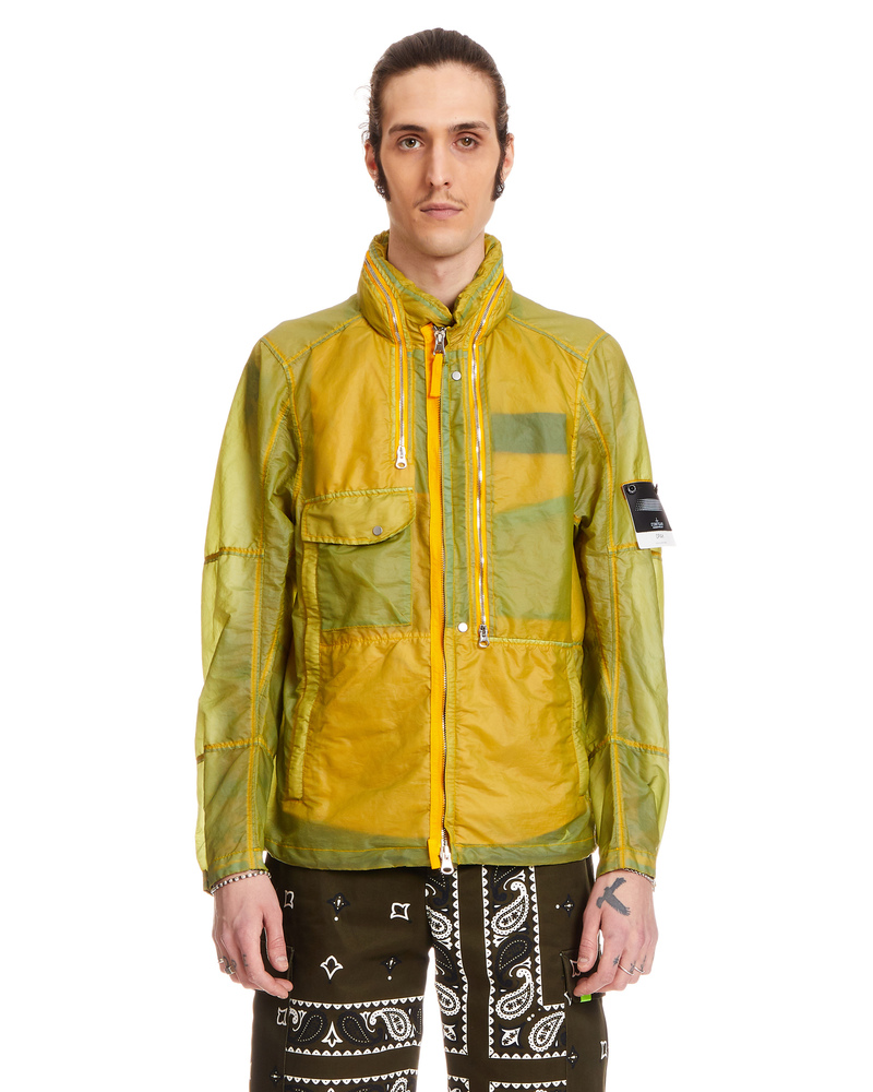 Stone Island Semi Transparent Nylon Jacket - Yellow | Garmentory