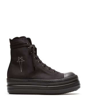 Rick Owens DRKSHDW Double Bumper Sneakers - Black | Garmentory