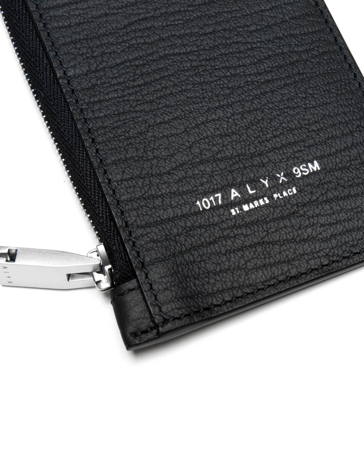 1017 ALYX 9SM Dani Leather Card Holder - Black | Garmentory