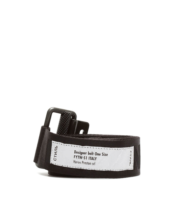 Heron Preston Kk Tape Belt - Black | Garmentory