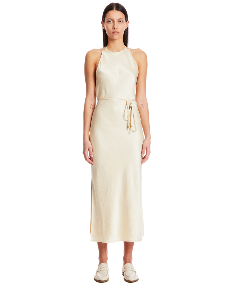 Nanushka Narita Crepe Dress - Yellow | Garmentory