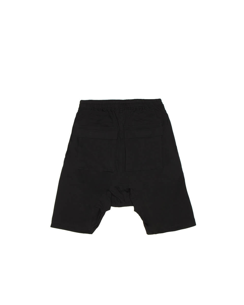 Rick Owens DRKSHDW Cotton Cargo Pods Bermuda - Black | Garmentory