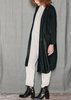Berenik Techlaces Long Cardigan - Black Shiny - Thumbnail 15