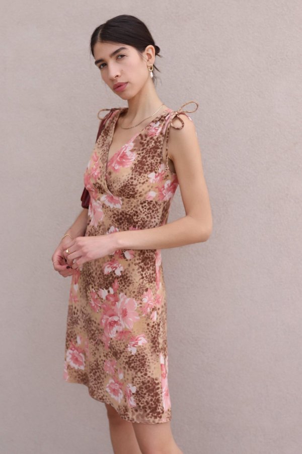 90s holiday dress Vintage 90s Black & Purple Floral Maxi Tank Dress main image 0