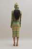 Gauntlett Cheng Bruised Hoodie Dress - GREEN/YELLOW - Thumbnail 12