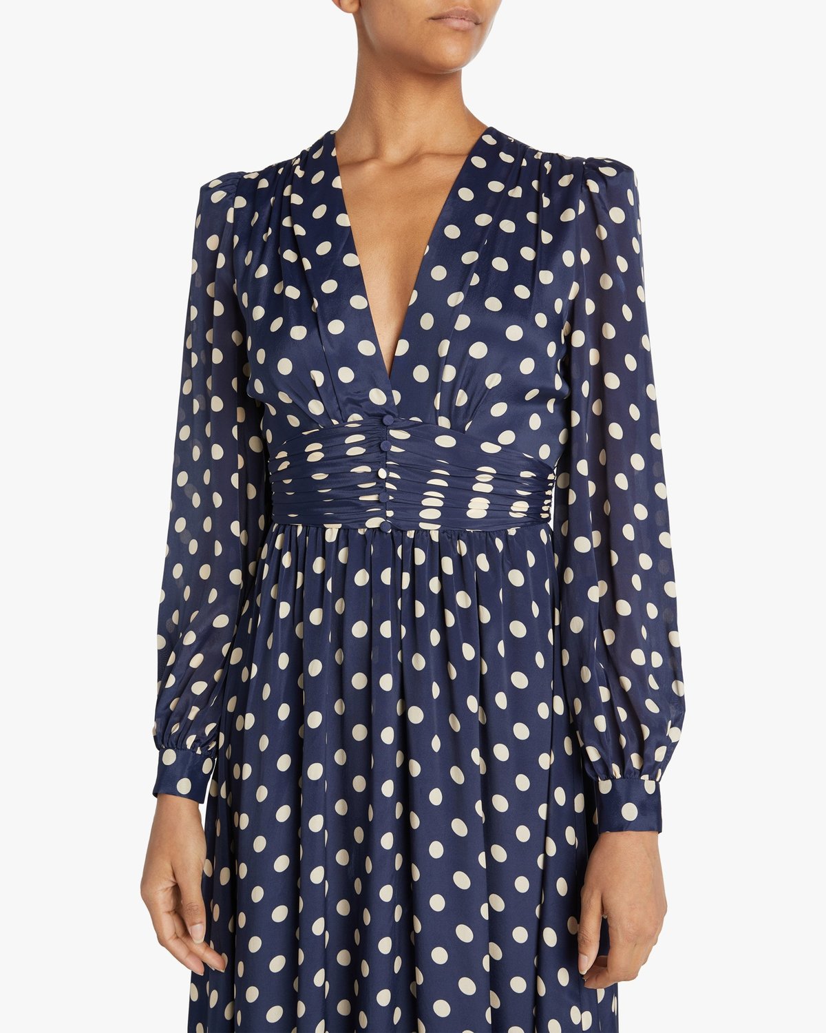 Ronny Kobo Maria Dress - Navy | Garmentory