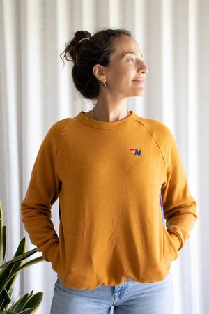 aviator nation yellow sweatshirt