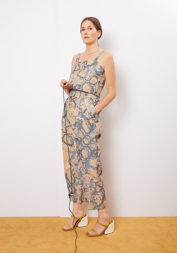 Nikki Chasin Malva Tank - Tan Snake