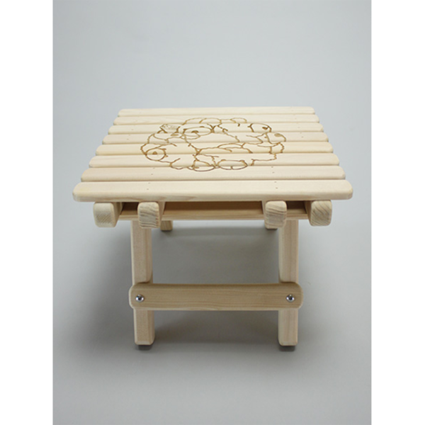 Mountain Research Ottoman Bear - Beige Mountain Research Ottoman Bear - Beige