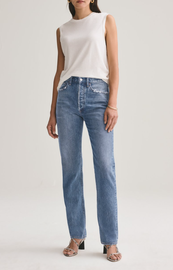 AGOLDE Lana Vintage Straight Leg Jeans 