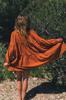 A Perfect Nomad Symi Dress - Deep Burnt Orange - Thumbnail 6