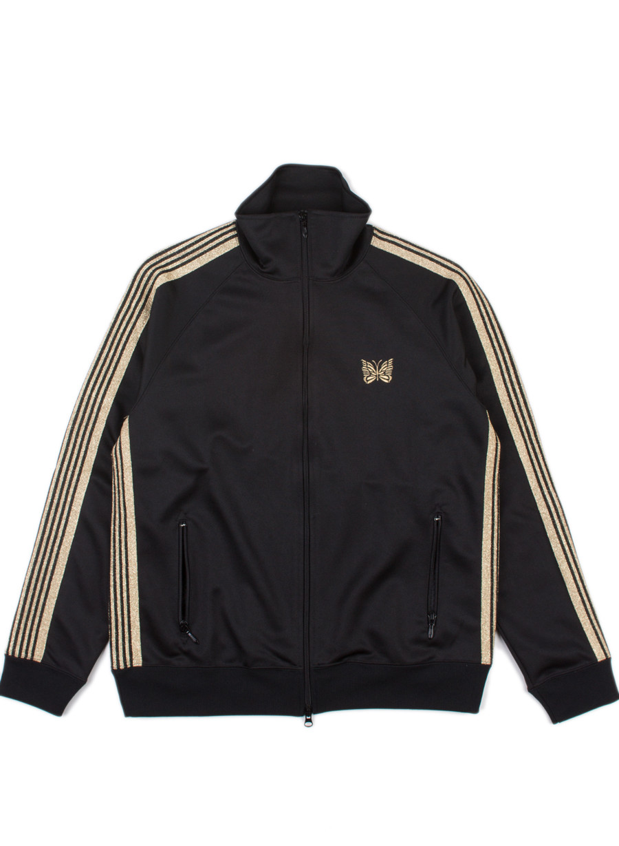 トップス NEEDLES - Rib Collar Track Jacket Needles - Rib Collar Track Jacket - Black – Xhibition