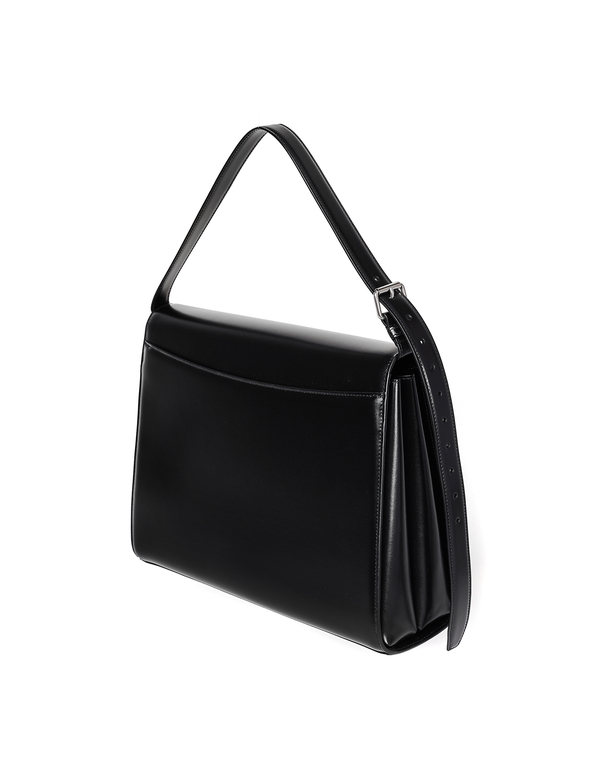 Balenciaga GHOST バッグ Balenciaga Black Crocodile Embossed Leather Ghost Sling Bag