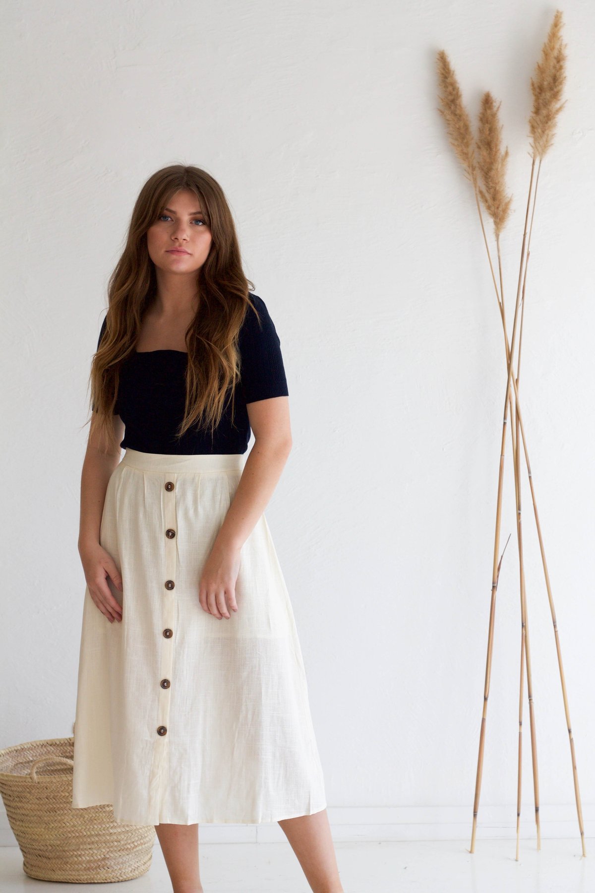 Descendant Sarah Skirt - Cream - Image 2 of 4