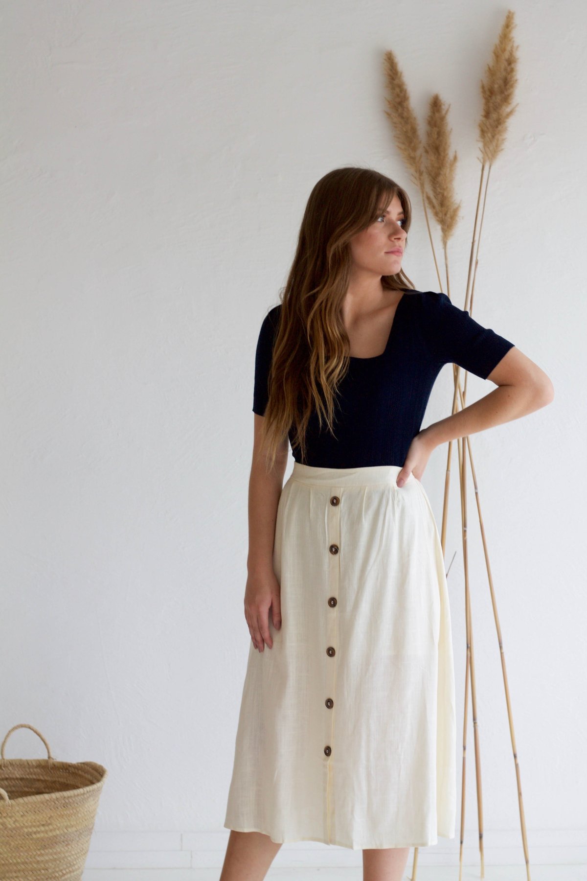Descendant Sarah Skirt - Cream - Image 4 of 4