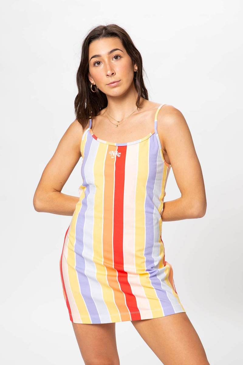 nike dress striped