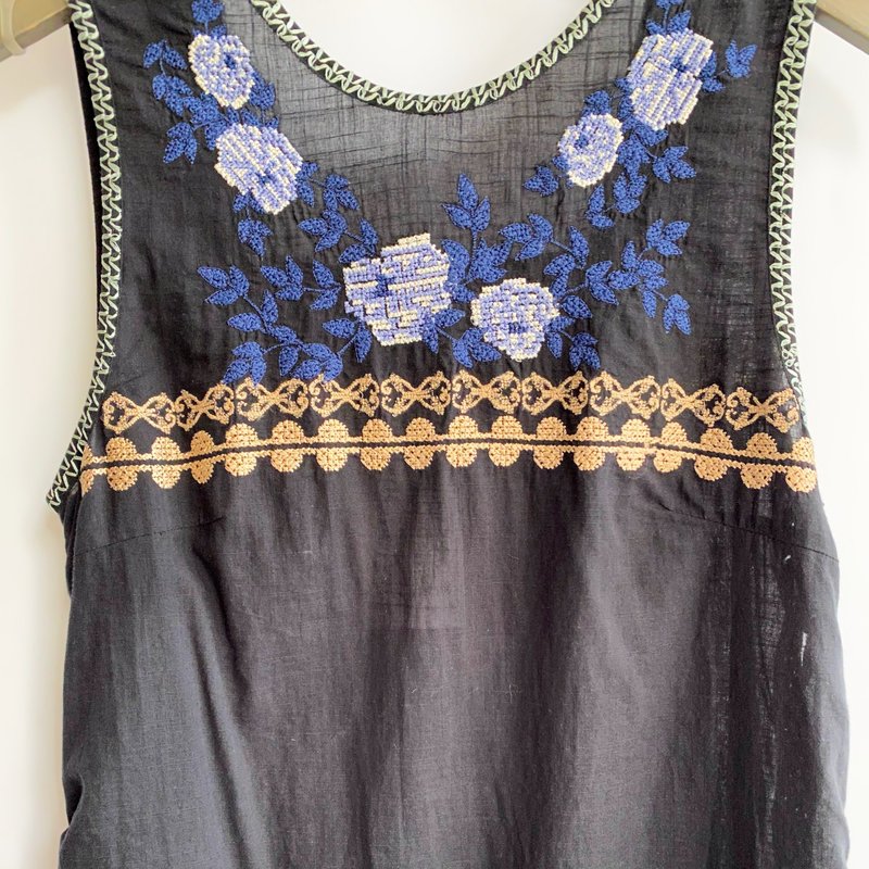 suno embroidered dress Jimena Girasol Dress