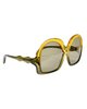 Vintage Sunglasses - Ochre/Grey - Thumbnail 2