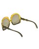 Vintage Sunglasses - Ochre/Grey - Thumbnail 3