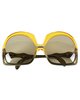 Vintage Sunglasses - Ochre/Grey - Thumbnail 4