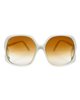 Vintage Sunglasses - White - Thumbnail 1