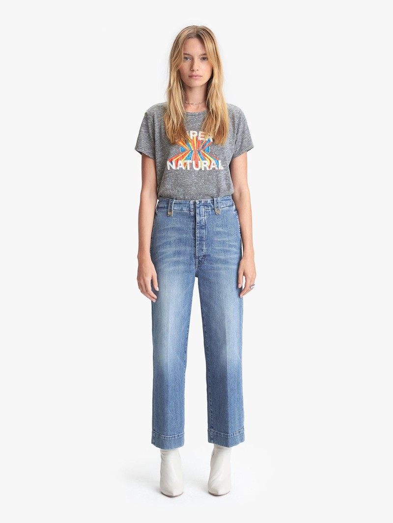 loope HIGH WAIST WIDE DENIM 生地 a LOOPE HIGH WAIST WIDE DENIM