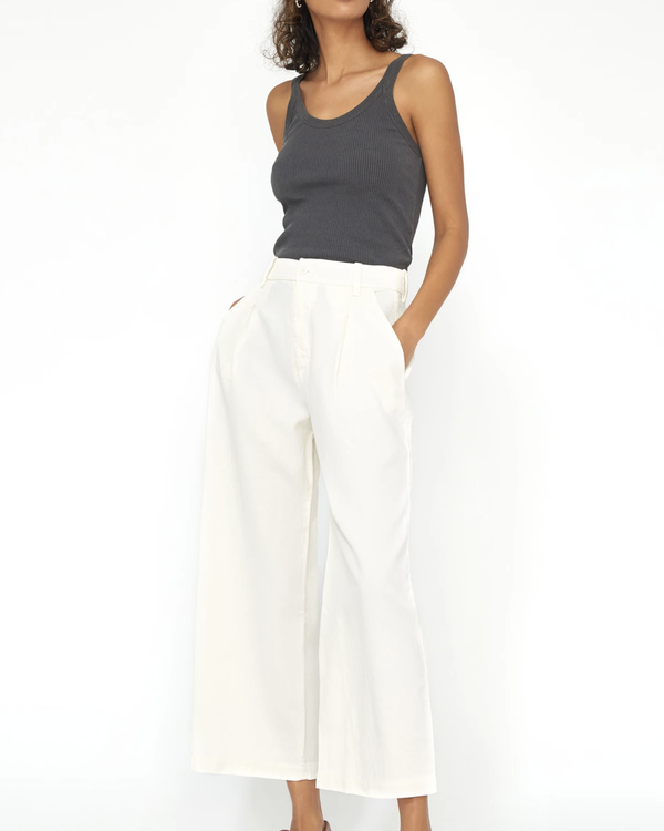 Lacausa LOLA TROUSERS - Pannacotta Lacausa LOLA TROUSERS - Pannacotta