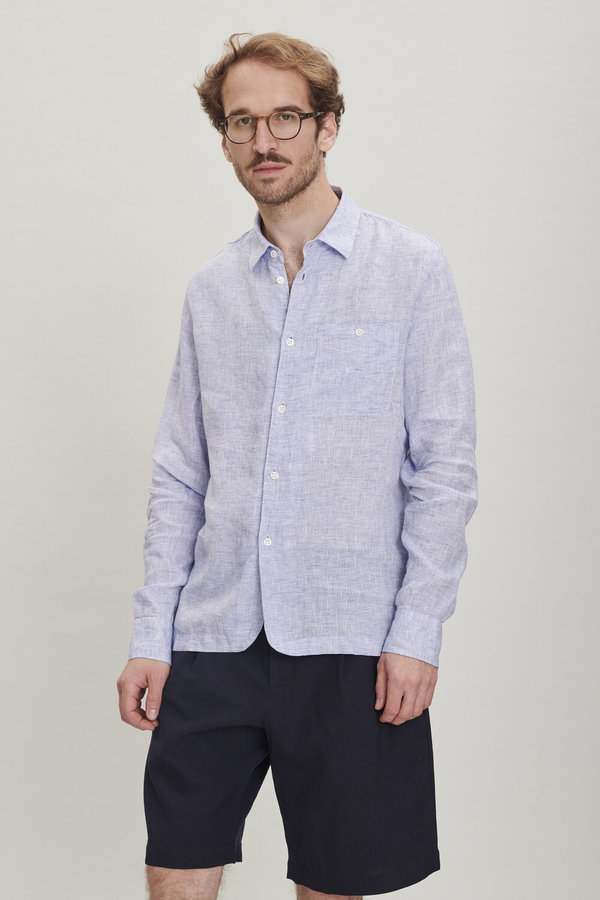 Delikatessen Linen Strong Shirt - Light Blue Delikatessen Linen Strong Shirt - Light Blue