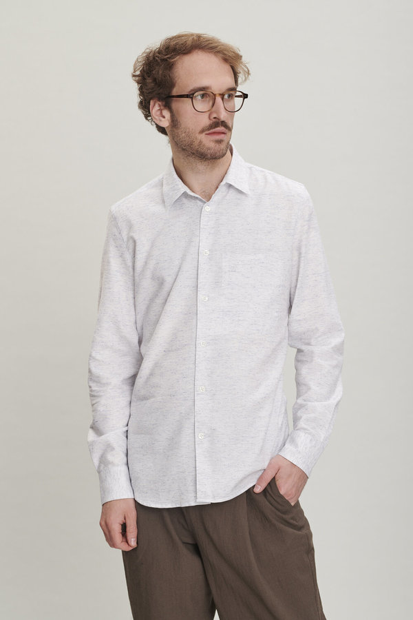 Delikatessen Sustainable Shirt - Off White Delikatessen Sustainable Shirt - Off White