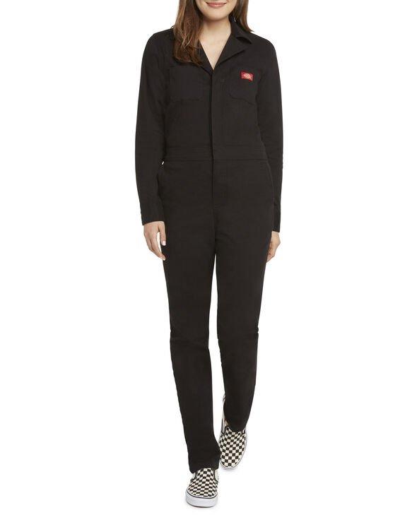 DICKIES RELAXED FIT JUMPSUIT BLACK Garmentory