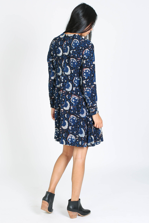 Antik Batik Valy minidress in blue Antik Batik Valy minidress in blue